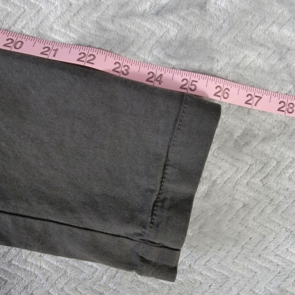 Anthropologie Structured Button Front Blazer Jacket Twill Dark Gray Size 12 - Picture 15 of 15